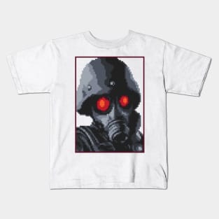 Resident Evil Hunk Pixel Art Kids T-Shirt